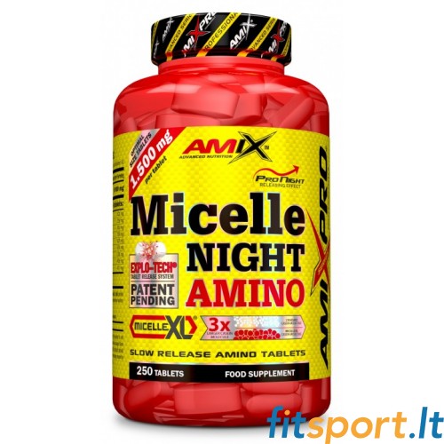 AmixPro Micell Night Amino 250 tab. (Pika imendumisega aminohapped) 